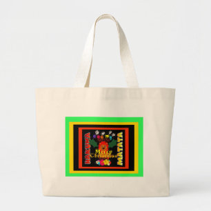 Grand Tote Bag Merry Christmas and a Happy New Year
