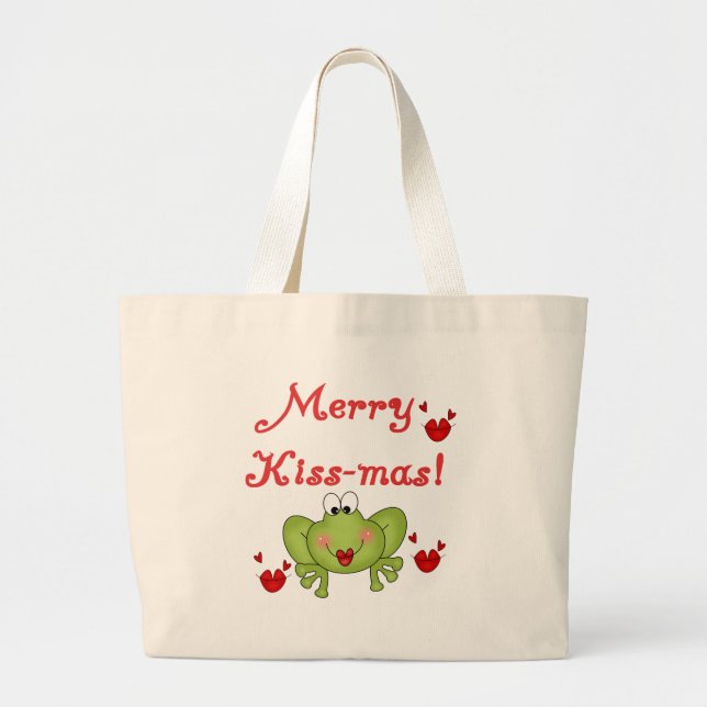 Grand Tote Bag Merry Kissmas (Devant)