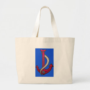 Grand Tote Bag mignon Retro Vintage Navy Achor.jpg