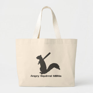 Grand Tote Bag Milice fâchée d'écureuil
