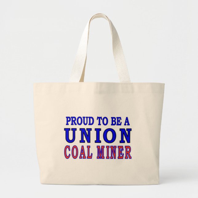 GRAND TOTE BAG MINEUR DE CHARBON UNION (Devant)