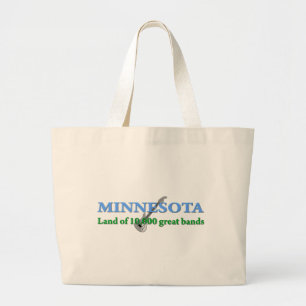 Grand Tote Bag Minnesota - Terre de 10 000 bandes