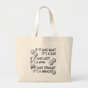 Grand Tote Bag Miracle jouant au golf