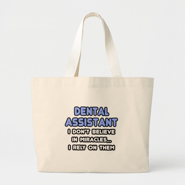 Grand Tote Bag Miracles et assistants dentaires (Devant)