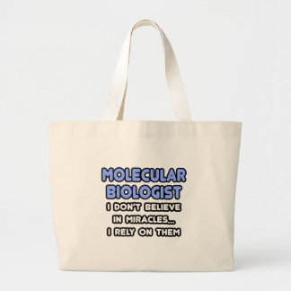 Grand Tote Bag Miracles et biologistes moléculaires
