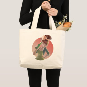 Grand Tote Bag Miss Meow : Vibes de bar rétro et chat au nœud pap