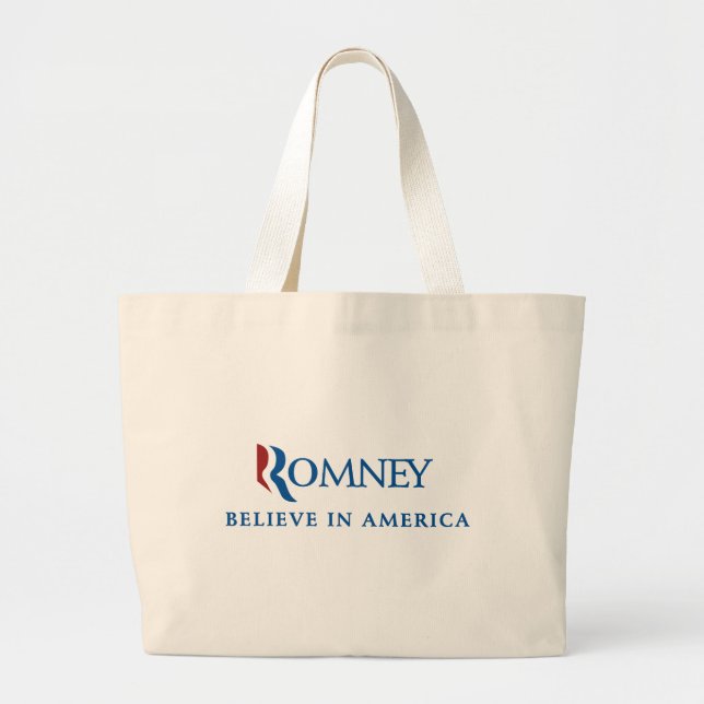 Grand Tote Bag Mitt Romney 2012 (Devant)