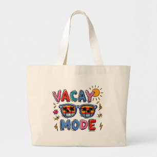 Grand Tote Bag Mode Vacances Plage Jumbo Rétro Été Voyage