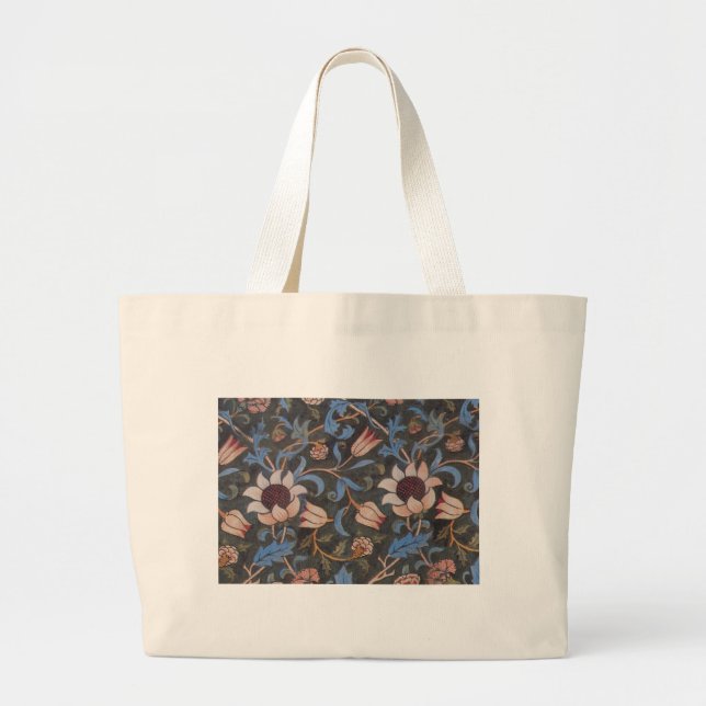Grand Tote Bag Modèle William Morris Evenlode : Vintage Moody (Devant)