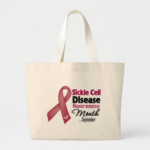 Grand Tote Bag Mois de conscience d'anémie falciforme