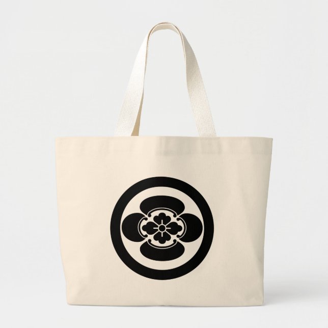 Grand Tote Bag Mokko dans un cercle (Devant)