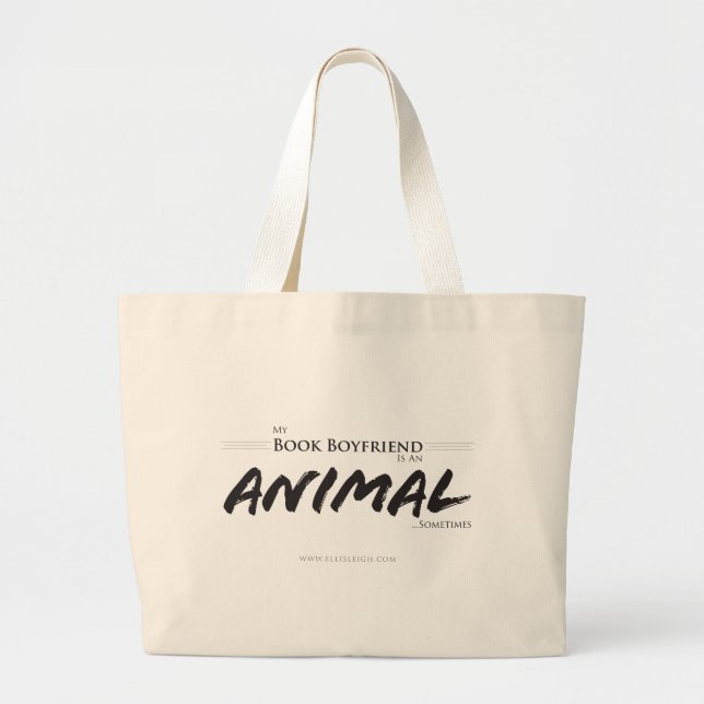 Grand Tote Bag Mon ami de livre… (Devant)