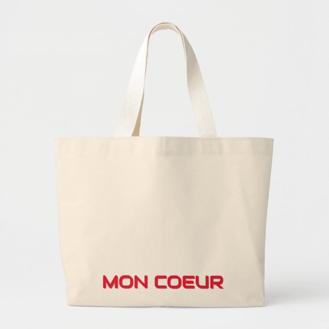 Grand Tote Bag Mon Coeur Tote (Devant)