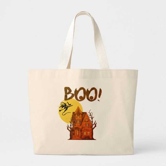 Grand Tote Bag Mon Halloween  (Devant)
