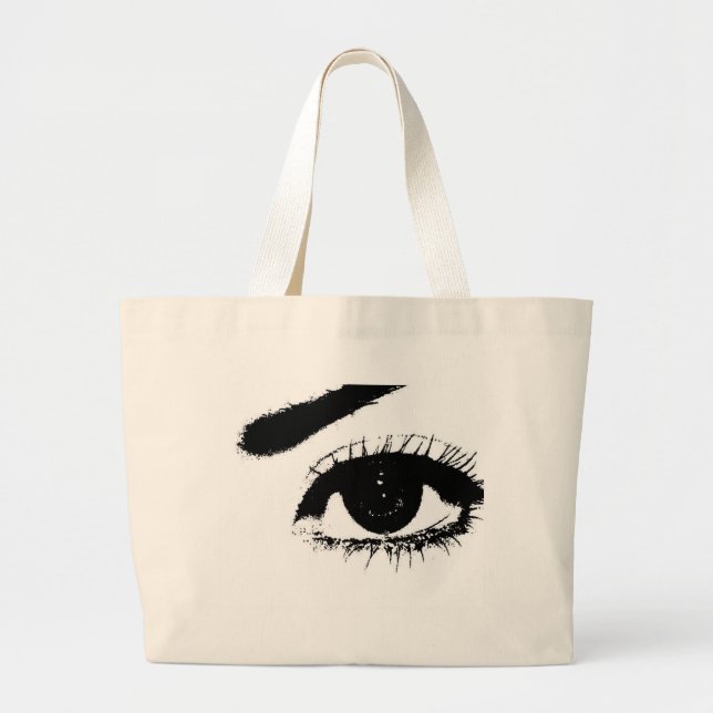 Grand Tote Bag Mon oeil (Devant)