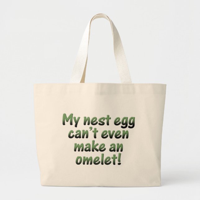 Grand Tote Bag Mon oeuf de nid (Devant)