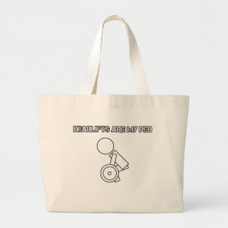 Grand Tote Bag Mon PED est mon élévateur à mort
