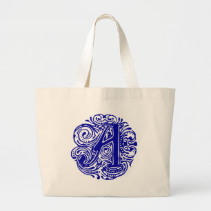 Grand Tote Bag Monarchia Blue "A"