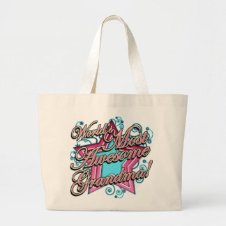 Grand Tote Bag Mondes la plupart de grand-maman impressionnante