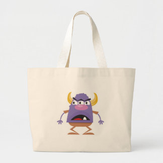 Grand Tote Bag monstre à trois yeux