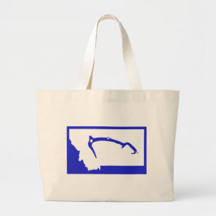 Grand Tote Bag Montée de glace Montana