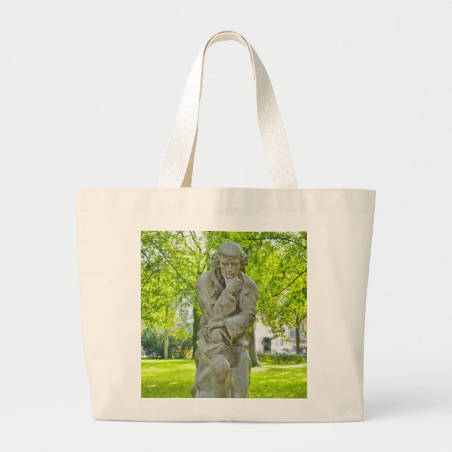 Grand Tote Bag Monument de Paracelse à Salzbourg (Devant)