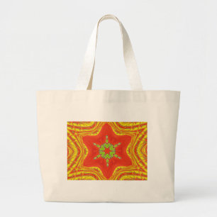 Grand Tote Bag Motif de conception d'étoile traditionnelle africa