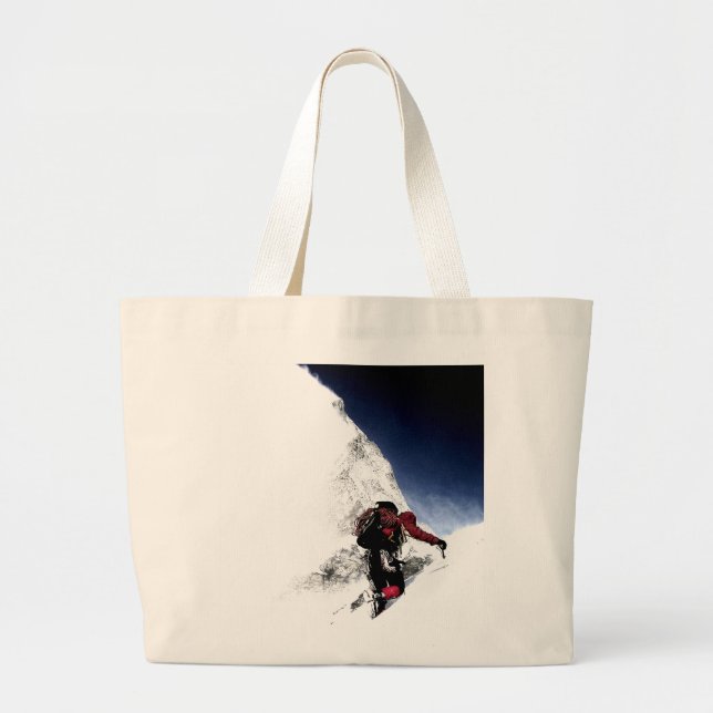 Grand Tote Bag Mountain Climat Sports extrêmes (Devant)