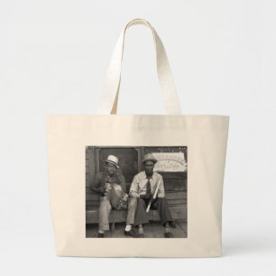 Grand Tote Bag Music vers le bas à la maison, 1938
