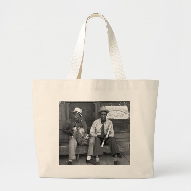 Grand Tote Bag Music vers le bas à la maison, 1938 (Devant)