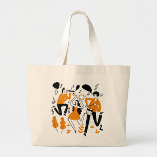 Grand Tote Bag Musicien