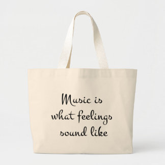 Grand Tote Bag musicIsWhatFeelingsSoundLike