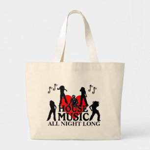 Grand Tote Bag Musique de Chambre toute la nuit