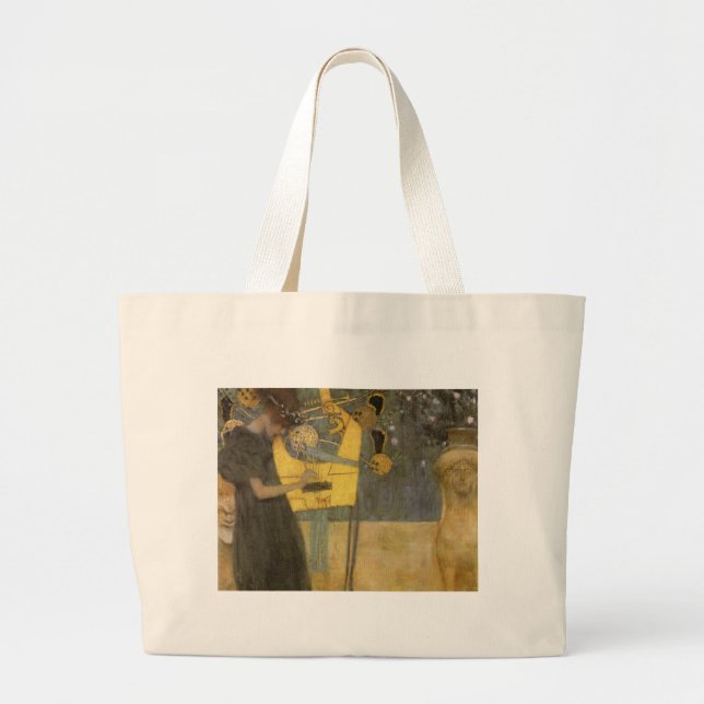 Grand Tote Bag Musique de ~ de Klimt (Devant)