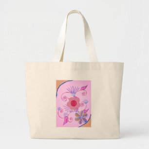 Grand Tote Bag My Little Princess : Baby Pink Vector Inspirationa
