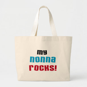 Grand Tote Bag My Nonna Rocks T-shirts et cadeaux