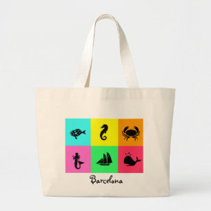 Grand Tote Bag Namedrop Nation_Barcelona_multi-color