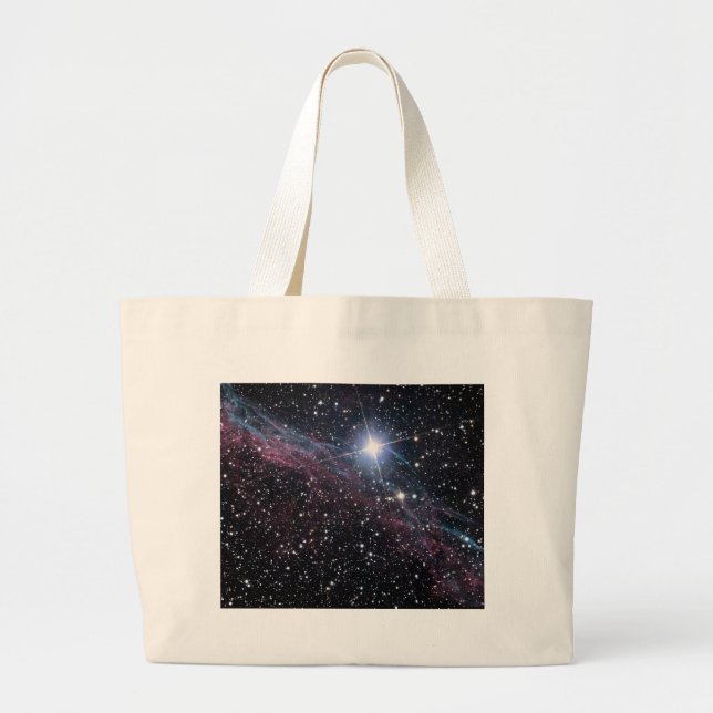Grand Tote Bag NASA ESA Veil nébuleuse (Devant)
