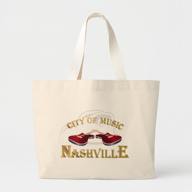 Grand Tote Bag Nashville. City of music (Devant)