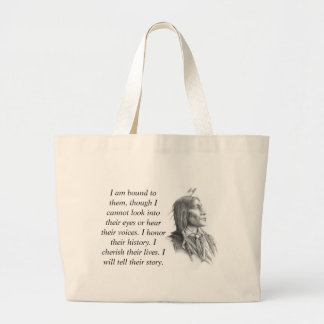 Grand Tote Bag Natif américain