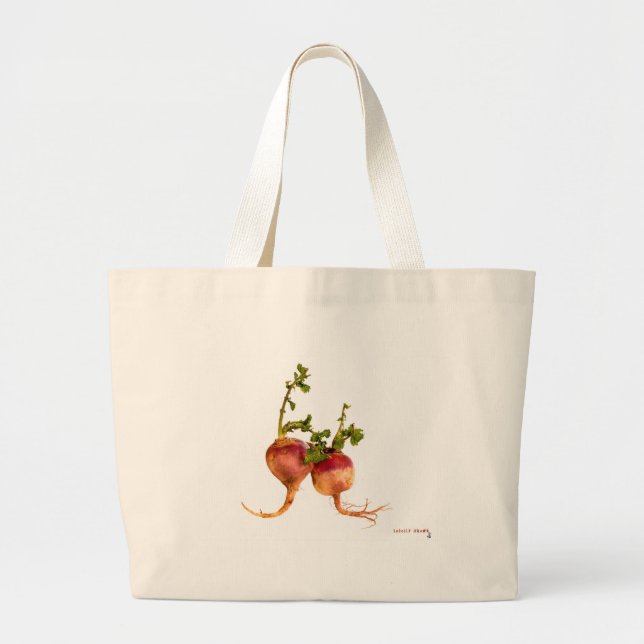 Grand Tote Bag Navet vos tastebuds (Devant)