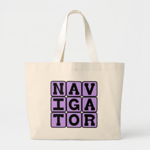 Grand Tote Bag Navigateur, Maître de la carte