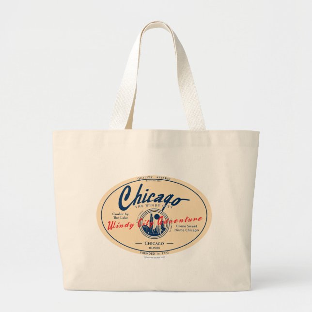 Grand Tote Bag Navy Pier Chicago (Devant)