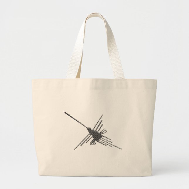 Grand Tote Bag Nazca Lines Hermitage Newsprint (Devant)