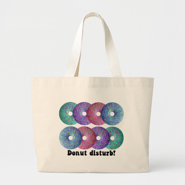 Grand Tote Bag Ne déranger pas (Devant)