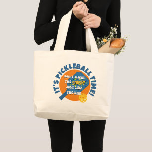Grand Tote Bag NE FAITES PAS FLASHER LE SMASH COULER LE DINK Pick