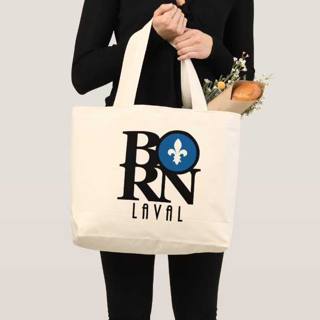 Grand Tote Bag NÉ Laval (Devant (produit))