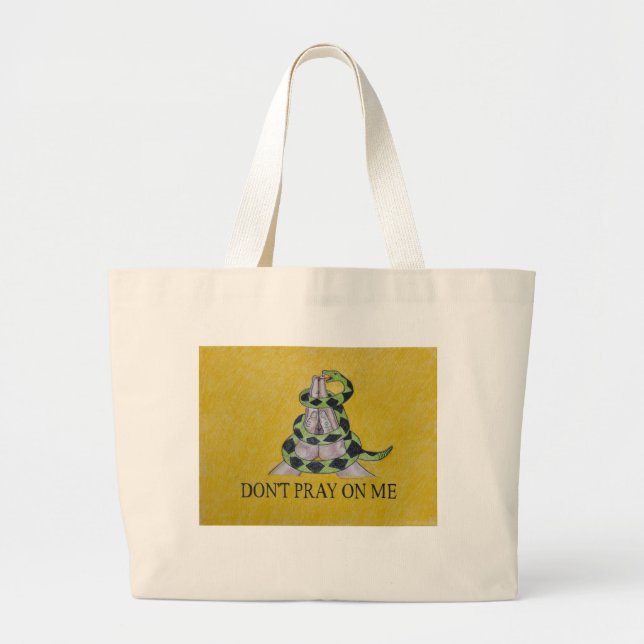 Grand Tote Bag Ne me prie pas (Devant)