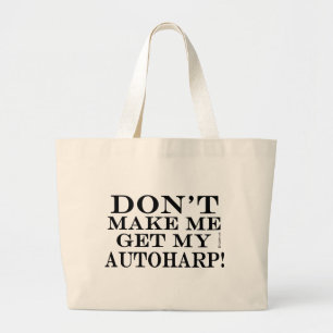 Grand Tote Bag Ne pas me faire obtenir mon autoharp