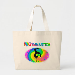 GRAND TOTE BAG NÉ POUR ÊTRE UN CHAMPION DE GYMNAST